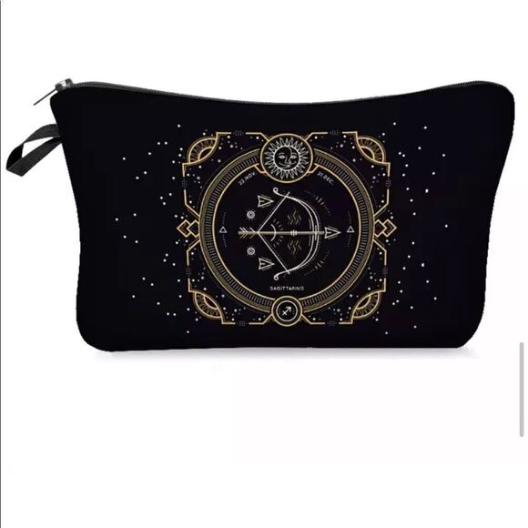 FUDEAM 12 Zodiac Print Pattern Women Waterproof Cosmetic Bag New 2 poly mailers - Picture 11 of 15